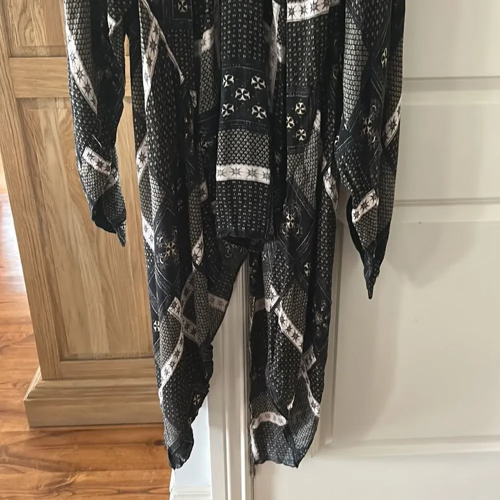Free people Free People Twilight & Ivory Festival Scarf Print Duster - Picture 5 of 13